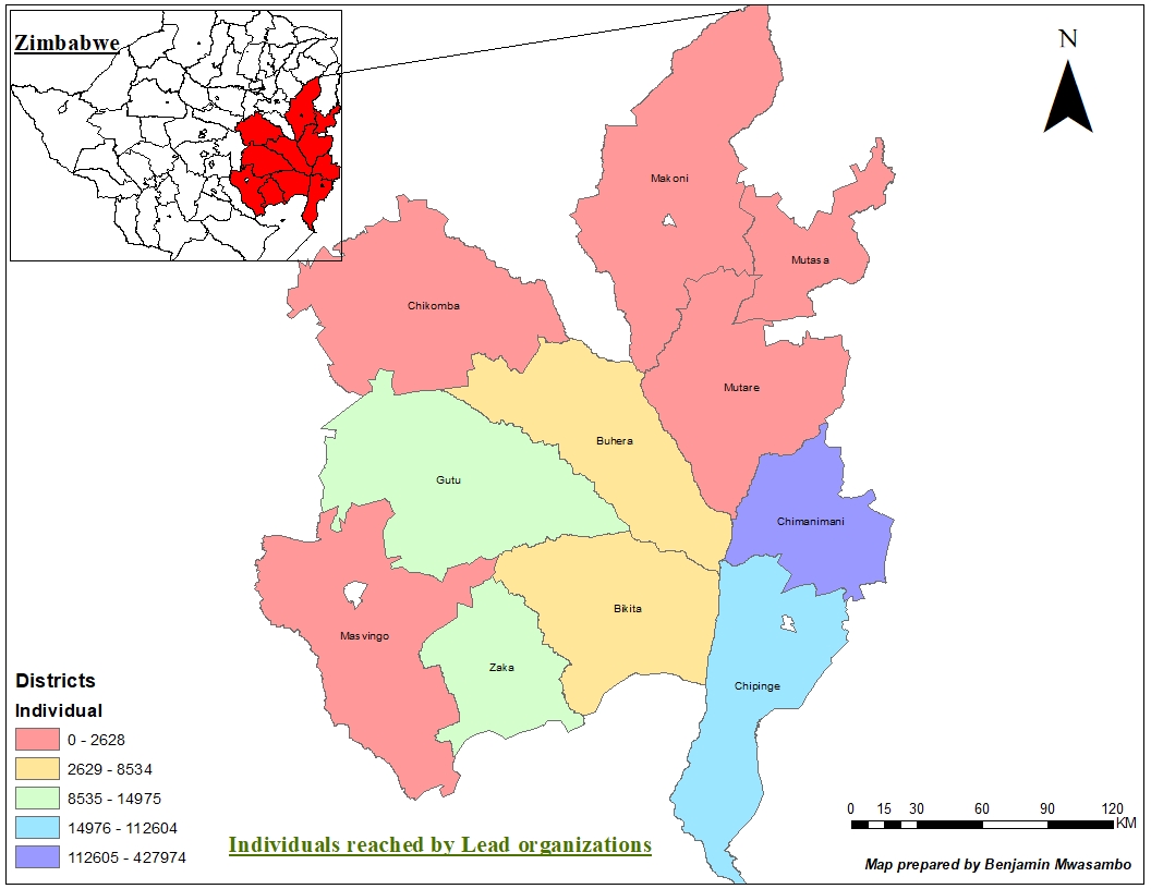 Figure 4: Humanitarian response map